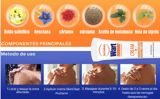 Crema Eliminadora de Verrugas ProDerm™